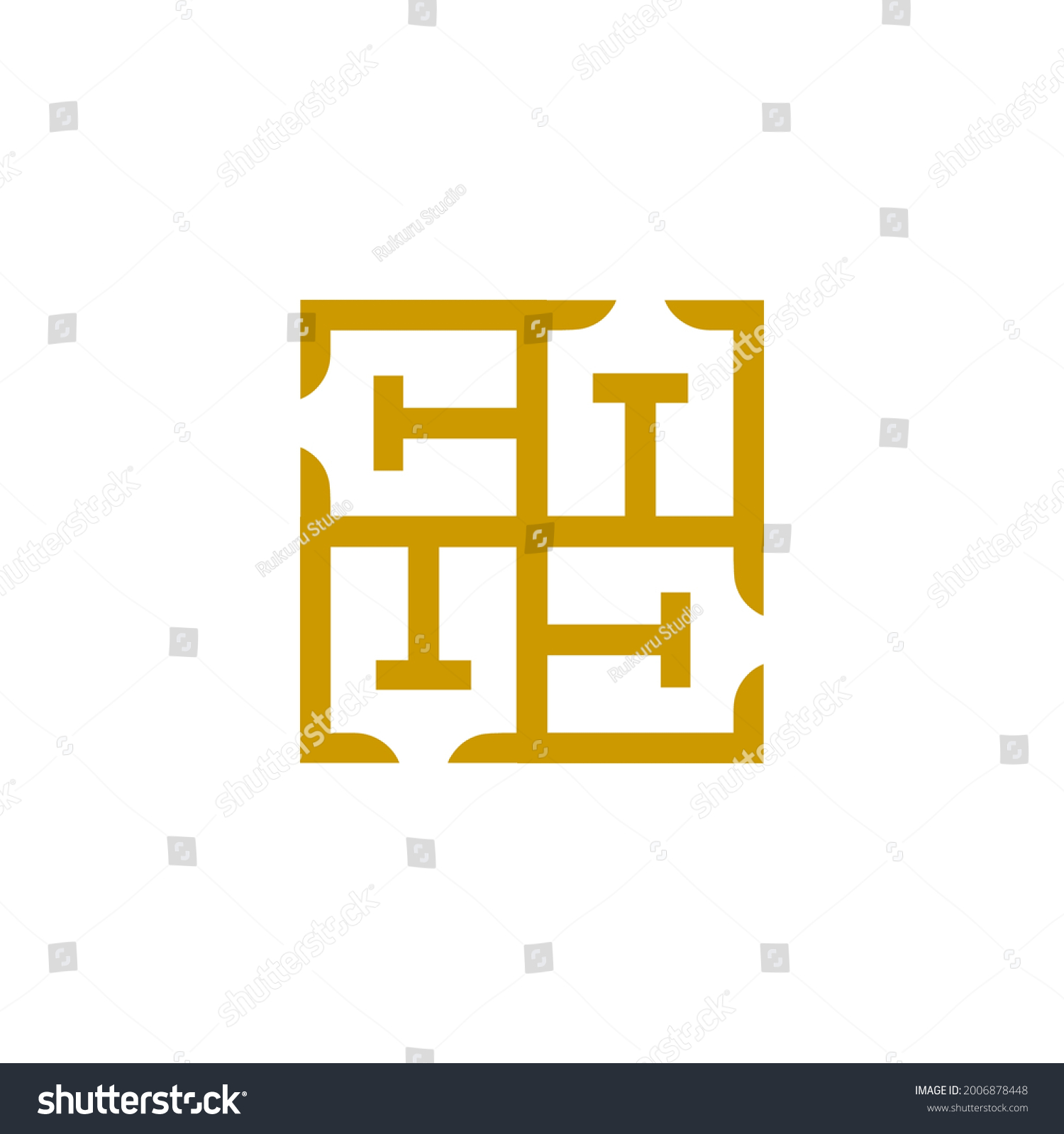 Geometric Letter E Rotation Logo Design - Royalty Free Stock Vector ...