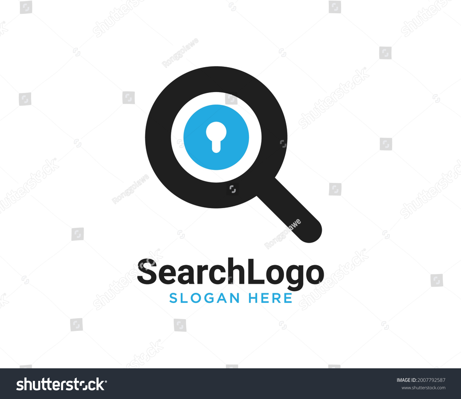 search logo vector creative design template - Royalty Free Stock Vector ...