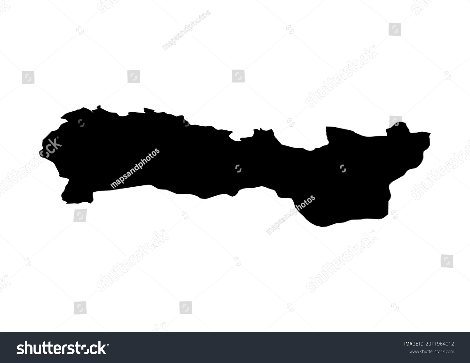 Fully editable detailed vector map of Košický - Royalty Free Stock ...