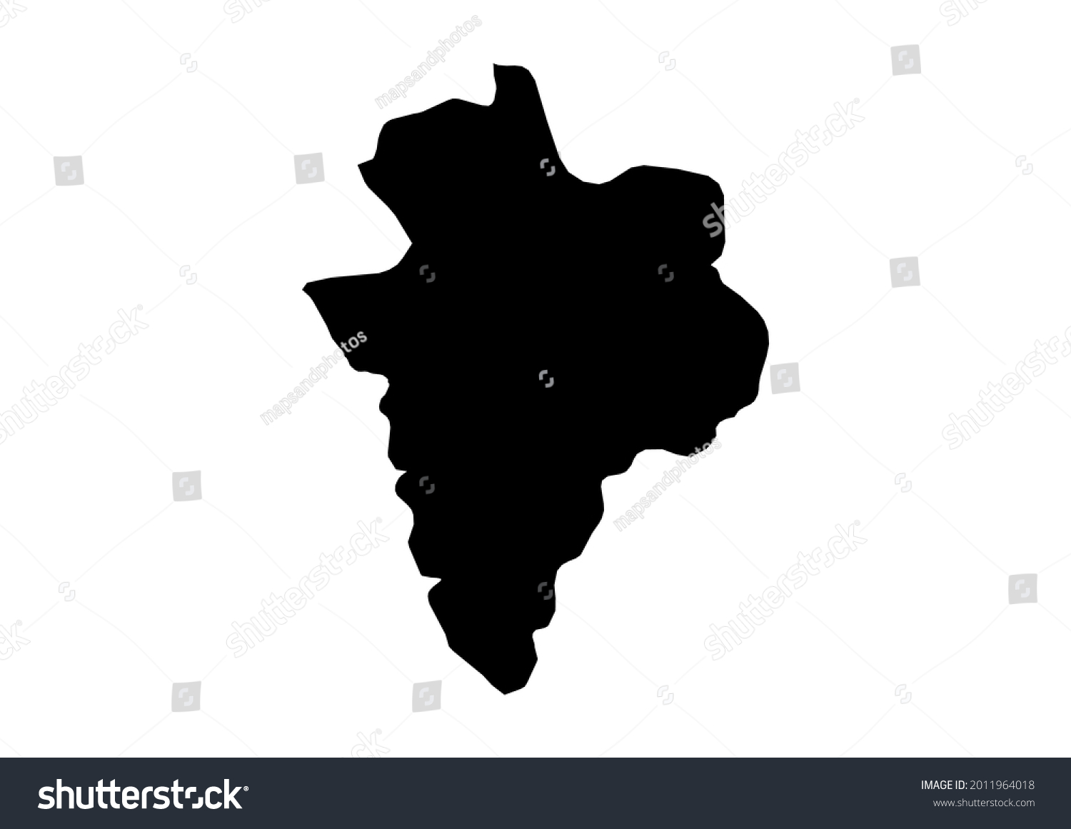 Fully editable detailed vector map of Korçë - Royalty Free Stock Vector ...