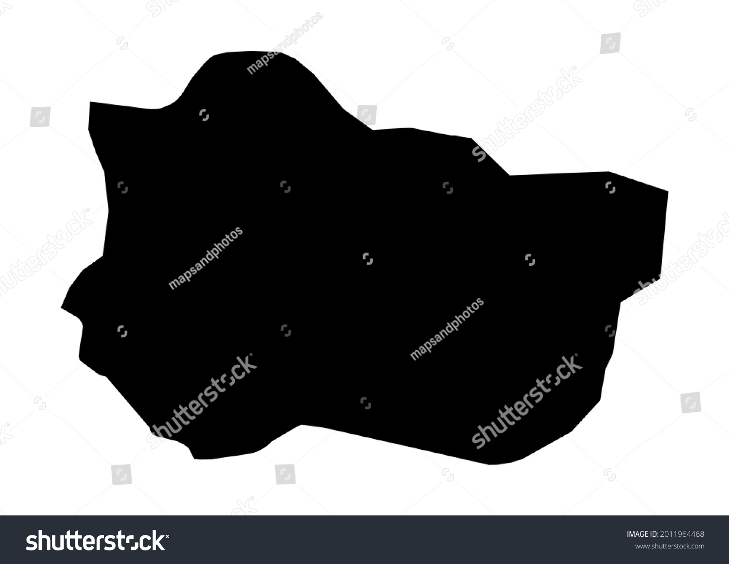 Fully editable detailed vector map of - Royalty Free Stock Vector ...