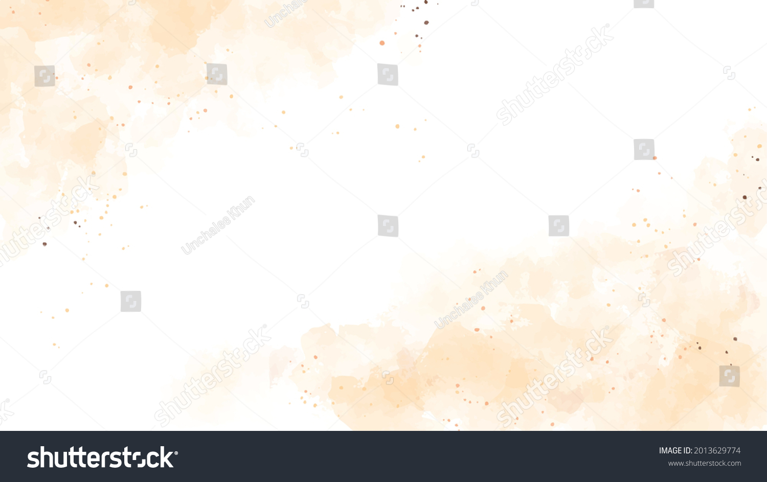 watercolor light brown dust autumn abstract  background digital painting #2013629774