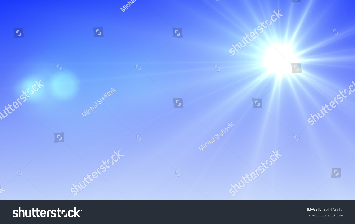 Sun with lens flare (super high resolution) #201473915
