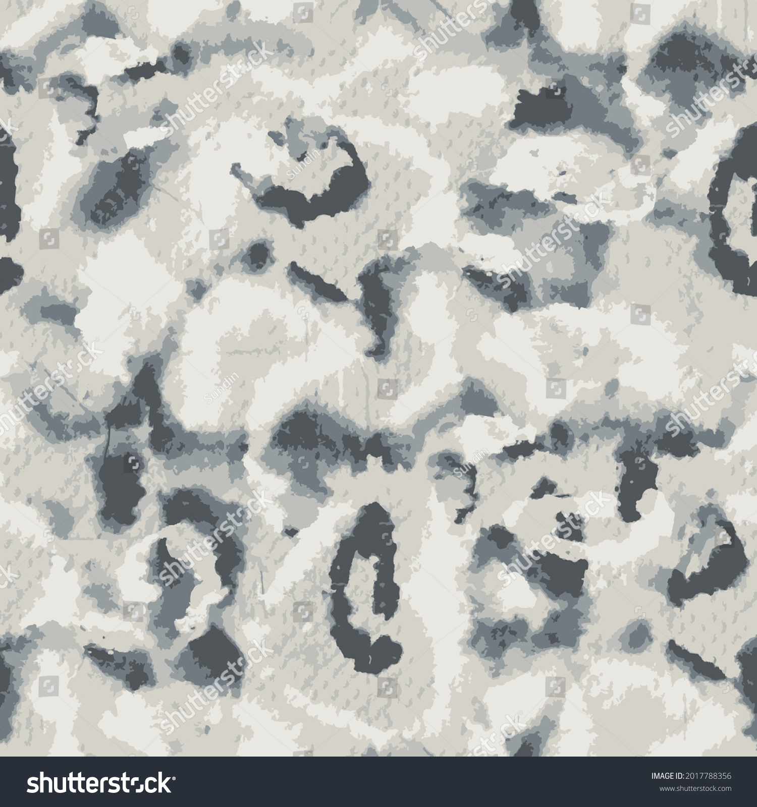 Vector Tie Dye Seamless Pattern. Ethnic Texture. Geo Ceramic Prints. Grey Boho Ornament. Graphic Sport  Background. Silver Tie Dye Rug. Watercolor Tile pattern. Space Dyed Fabric. #2017788356