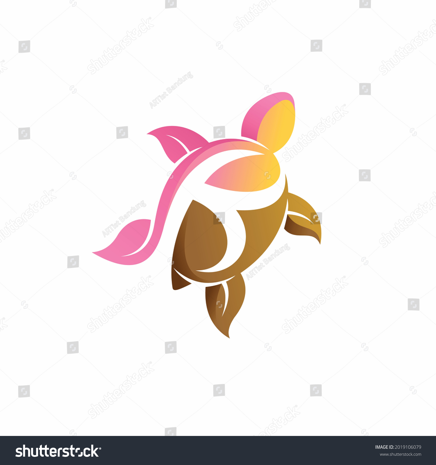 turtle logo with letter K concept - Royalty Free Stock Vector ...