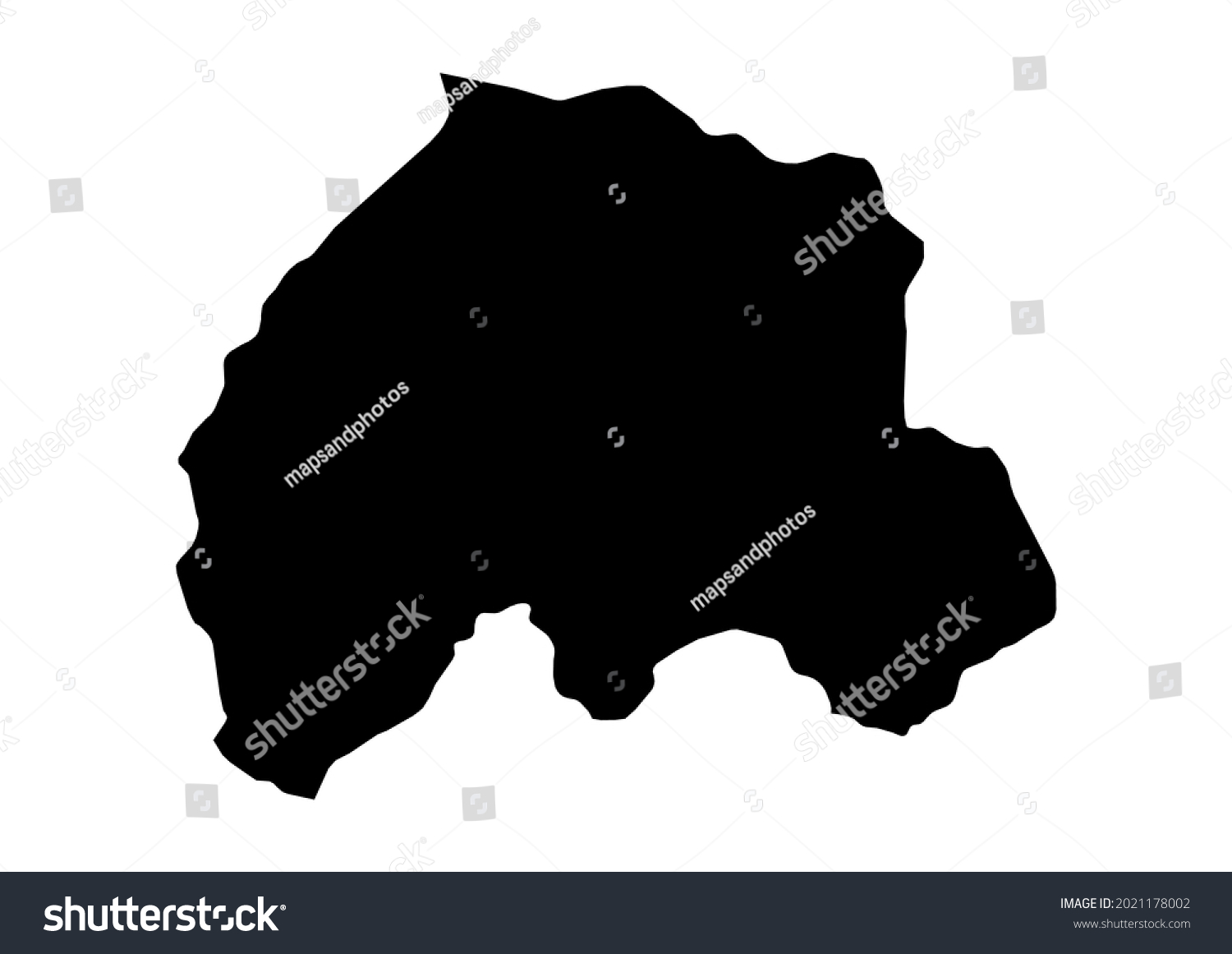 Fully editable detailed vector map of Lop Buri - Royalty Free Stock ...