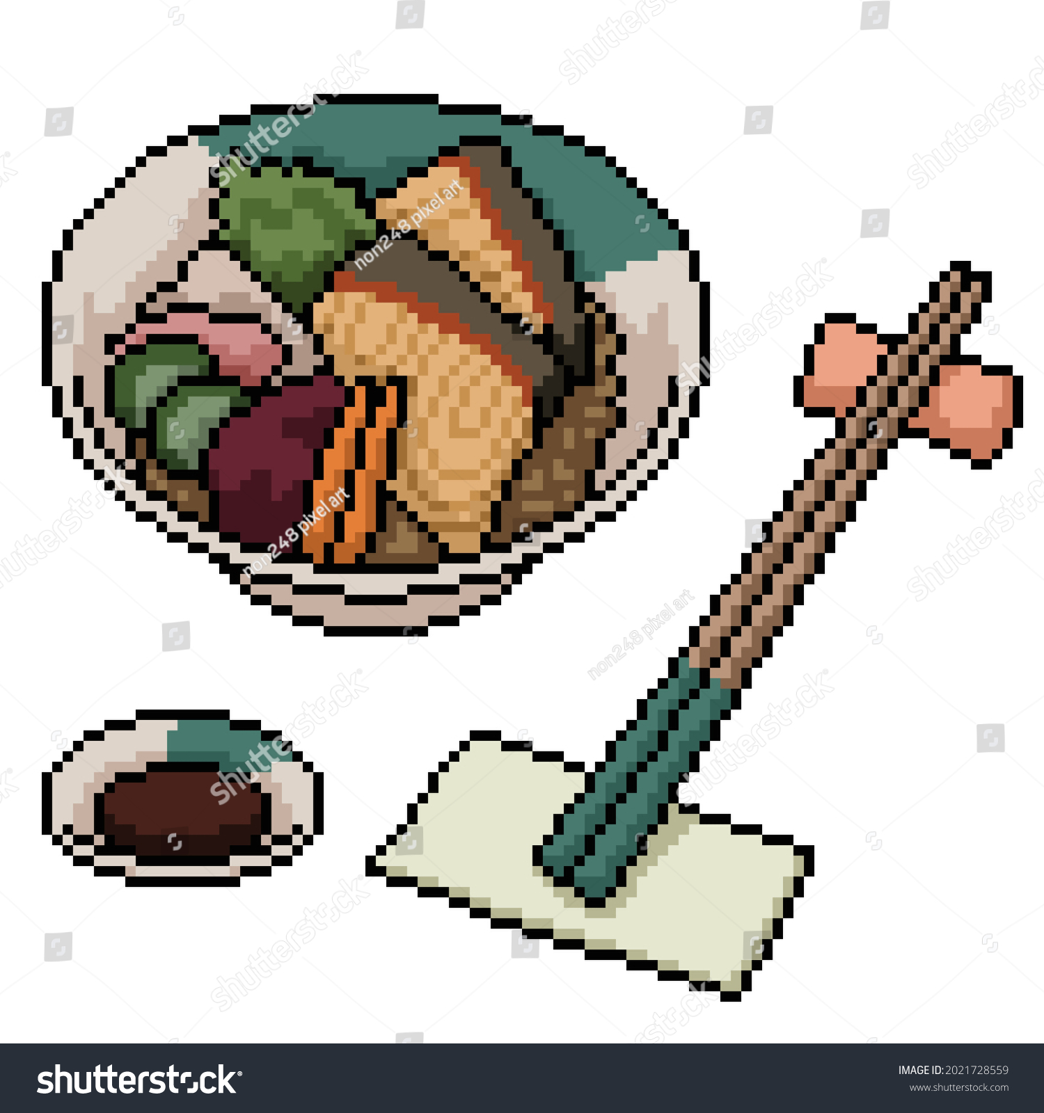Pixel Art Of Japanese Bowl Food Royalty Free Stock Vector 2021728559 pixel-art-of-japanese-bowl-food-royalty-free-stock-vector-2021728559