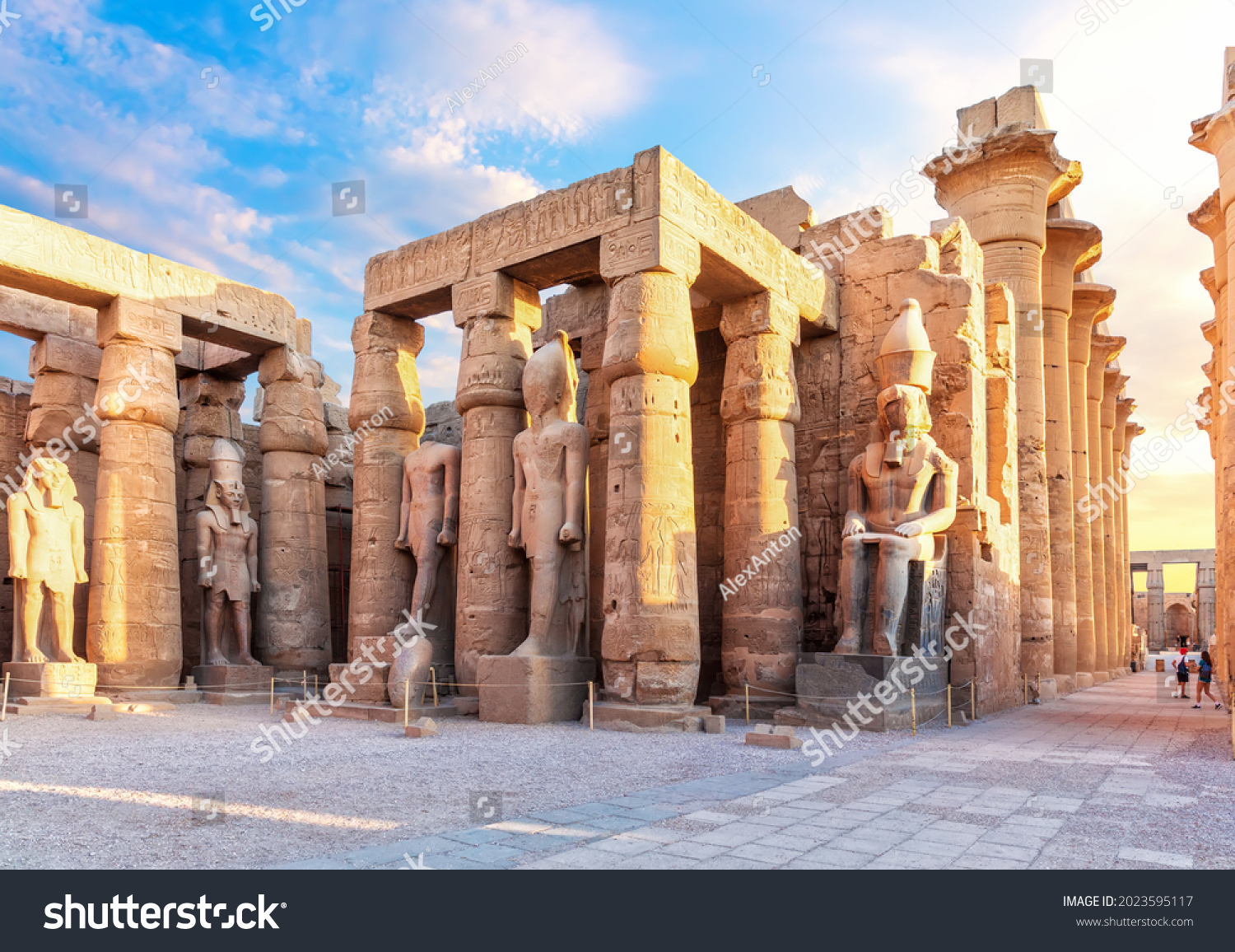 Luxor Temple, Ramesses II Pylon, Luxor City, Egypt #2023595117