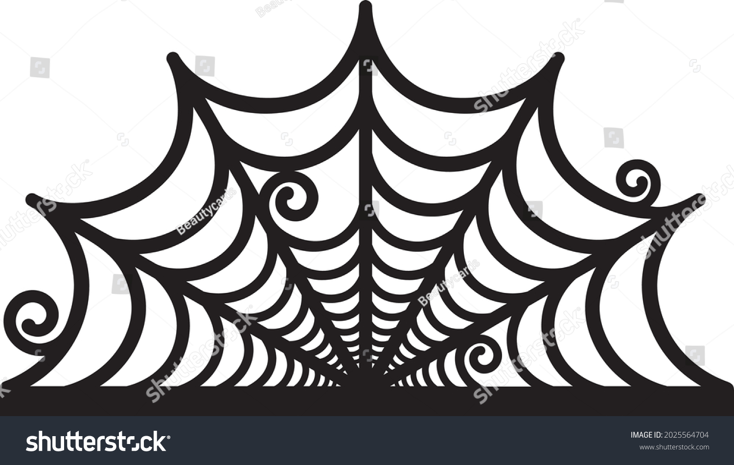 Spider web element corner vector file for - Royalty Free Stock Vector ...