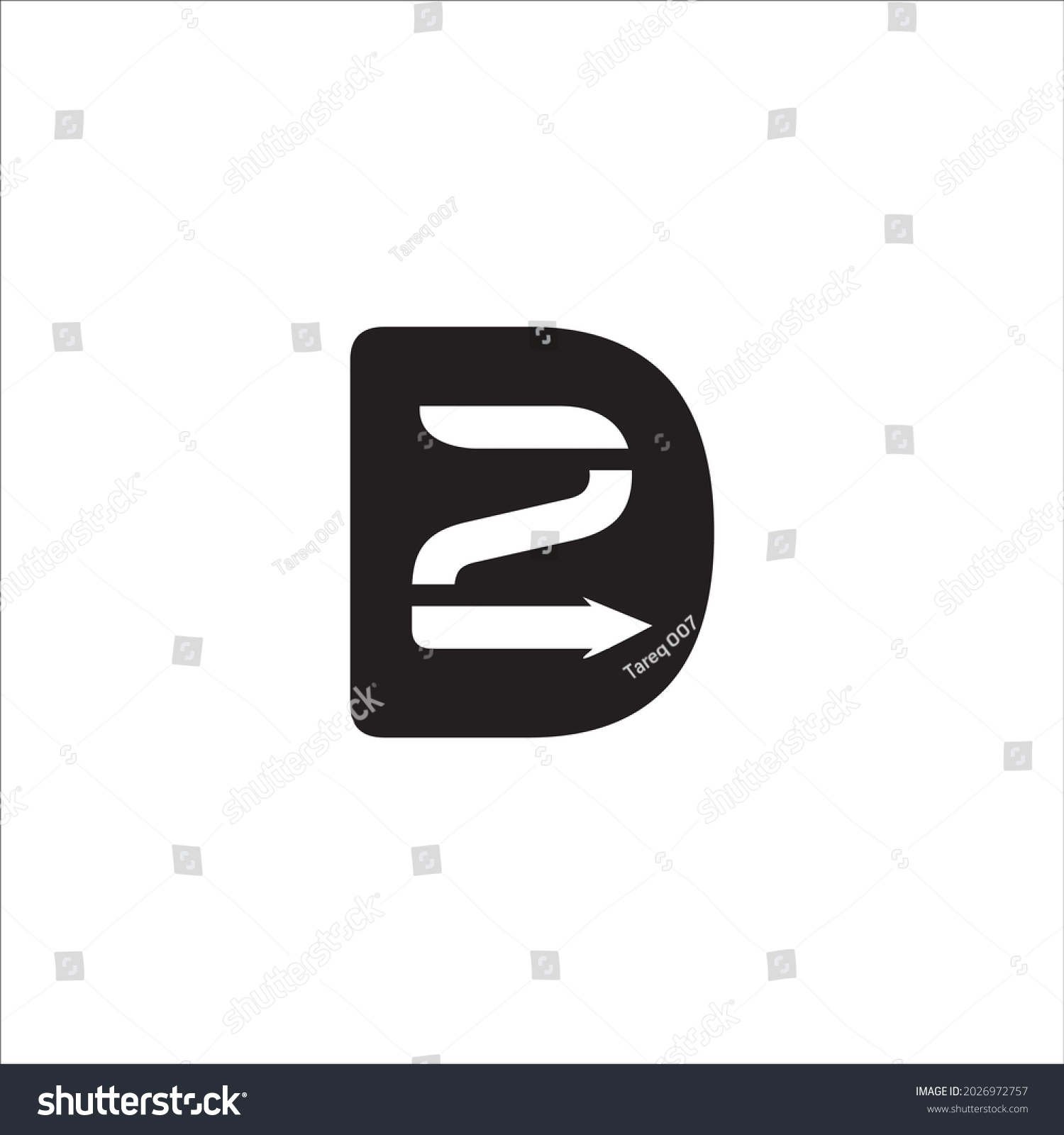 D2 logo or font logo. - Royalty Free Stock Vector 2026972757 - Avopix.com