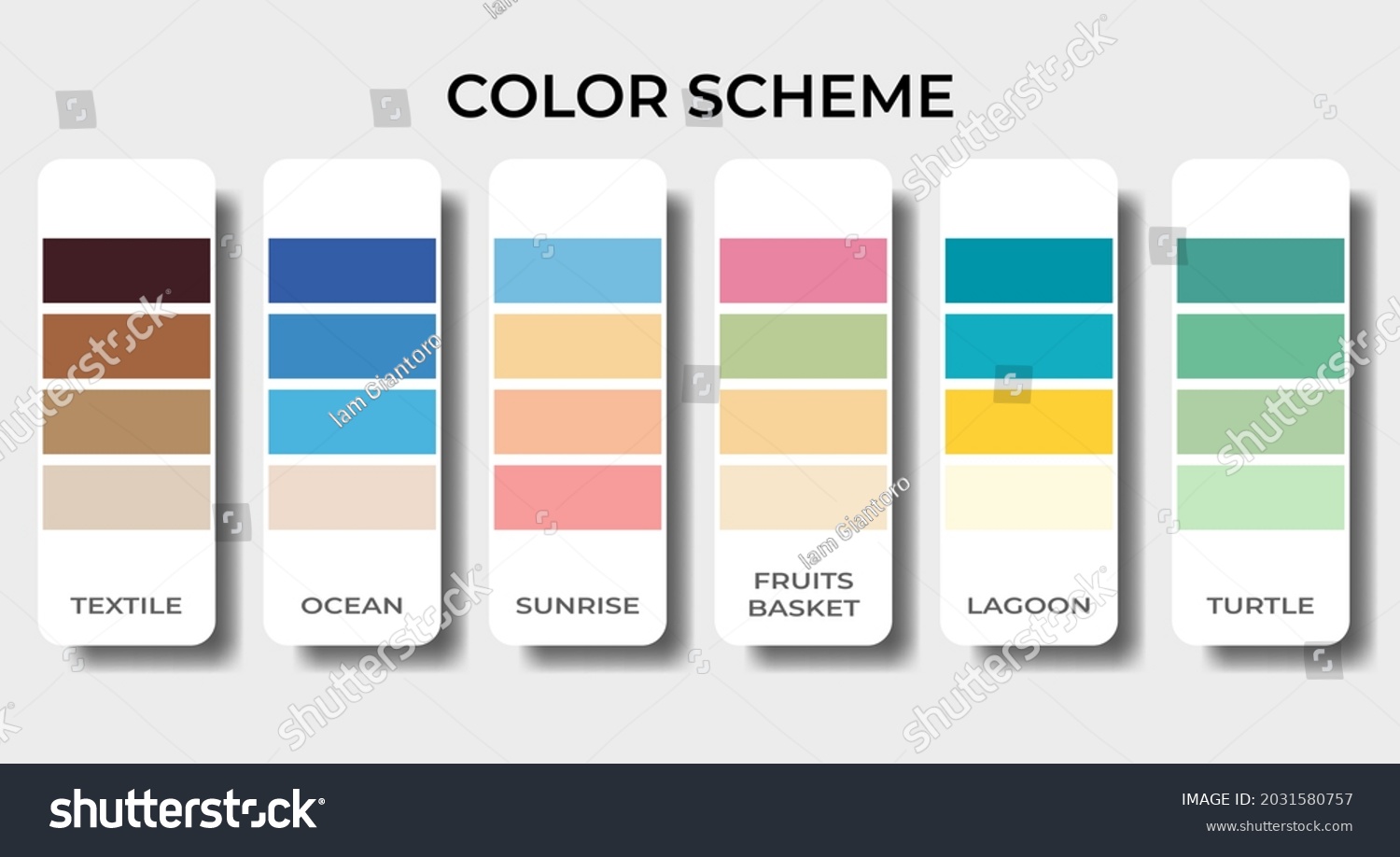 Pantone Color Guide Palette Catalog Samples Royalty Free Stock Vector 2031580757