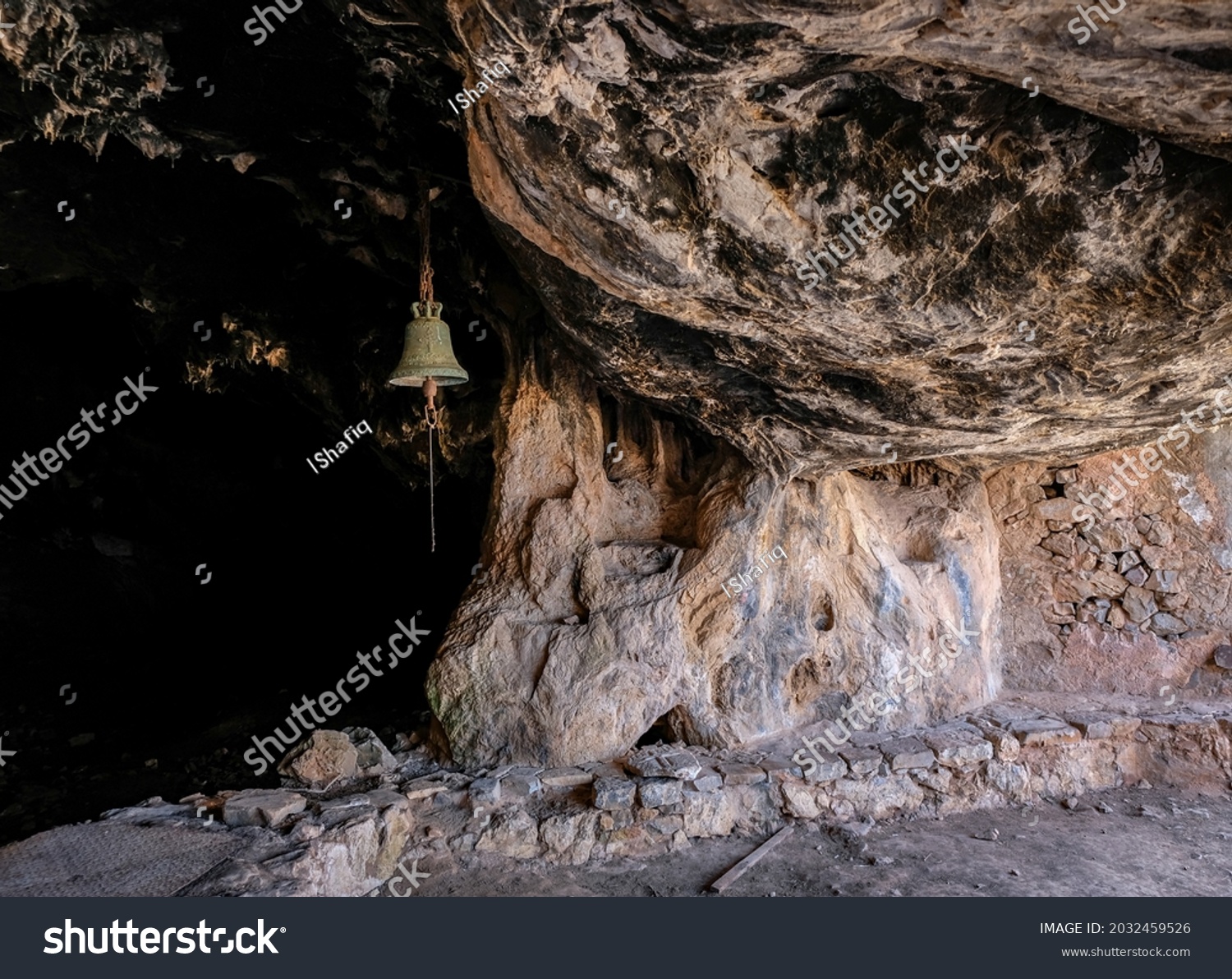 Cave Arkoudospilio near Katholiko manastery in Crete #2032459526
