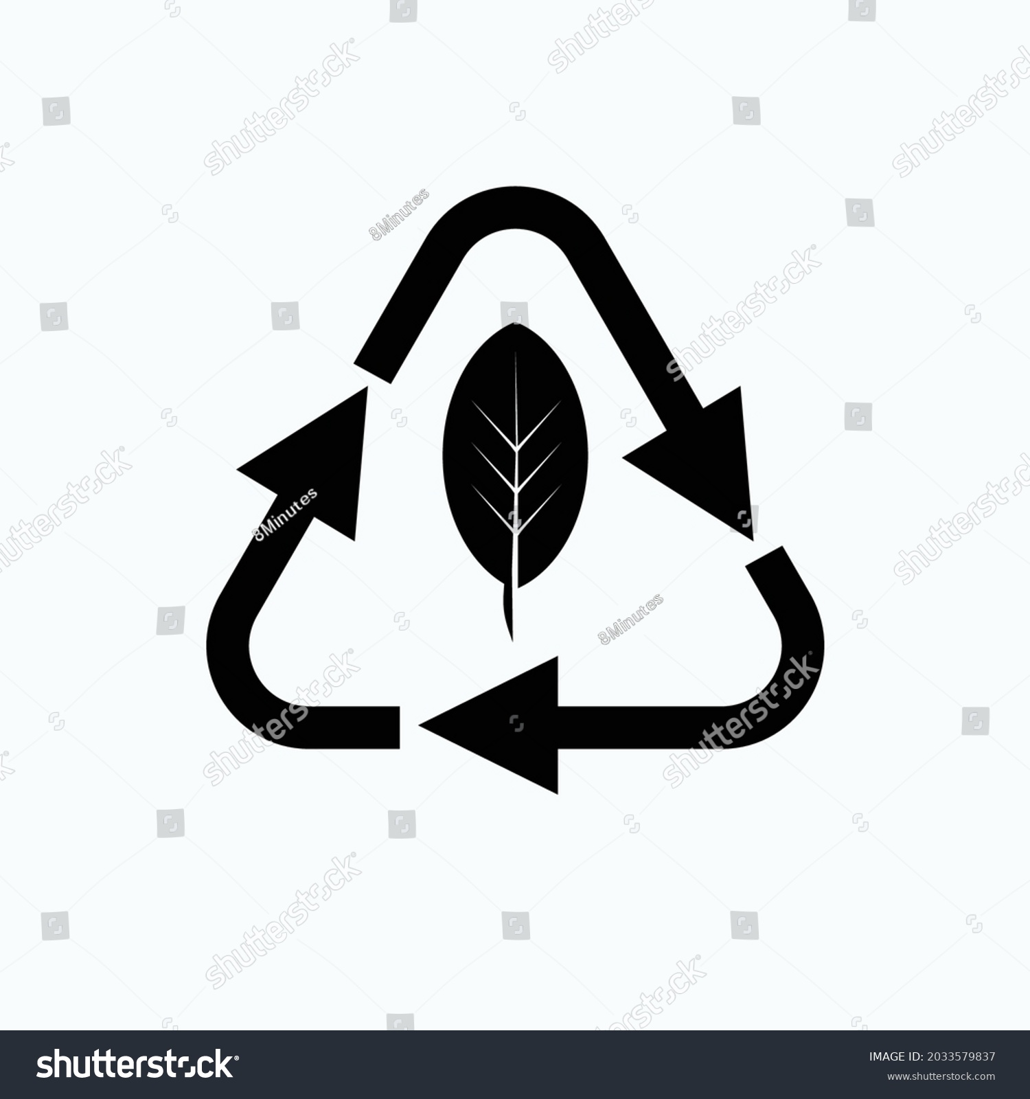 Compost Icon. Recycling Symbol - Vector. - Royalty Free Stock Vector 2033579837 - Avopix.com