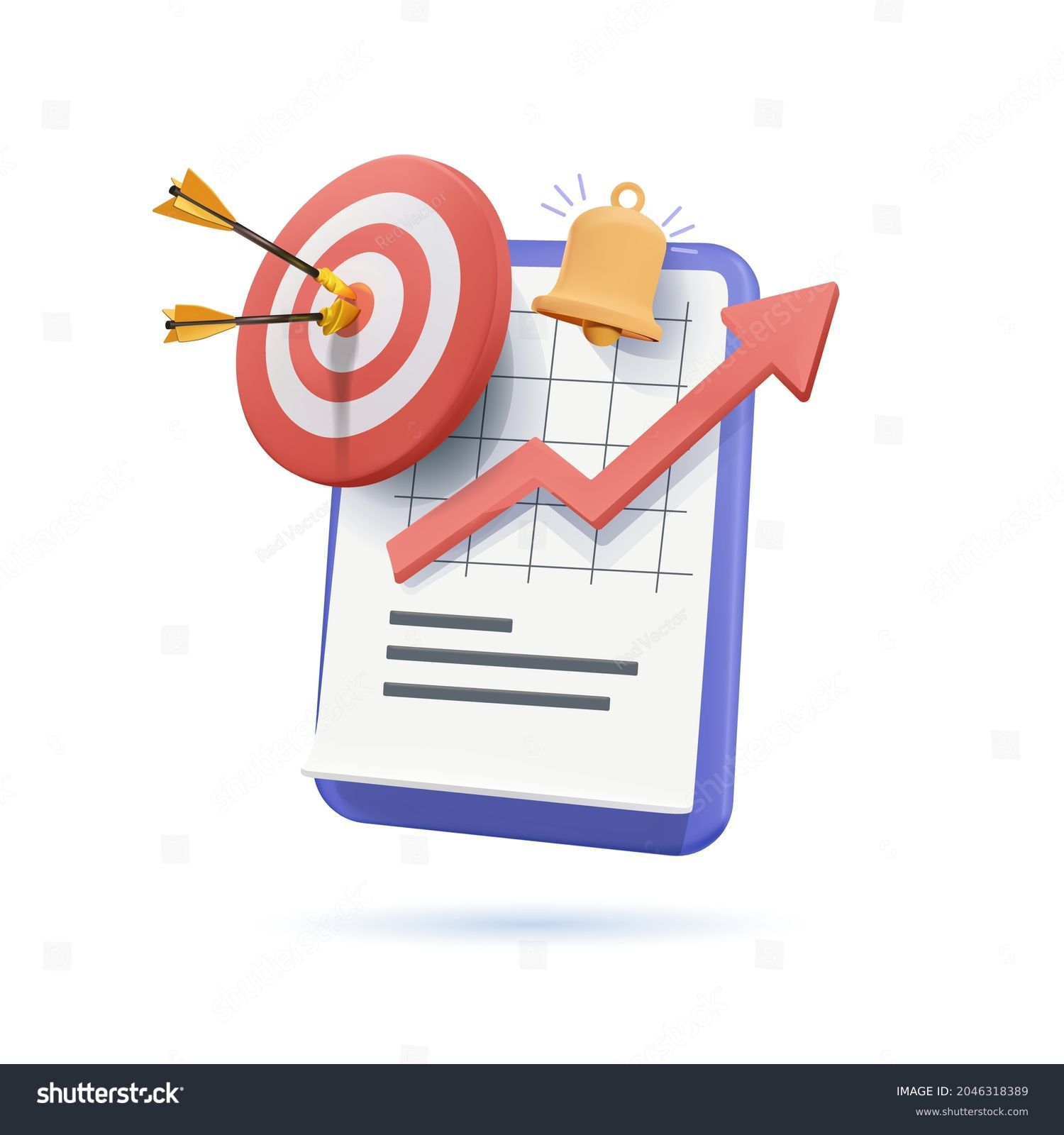 Project task management and effective time planning tools. Project development icon. 3d vector illustration. Work organizer, daily plan. Project manager tool, business, productivity online platform #2046318389