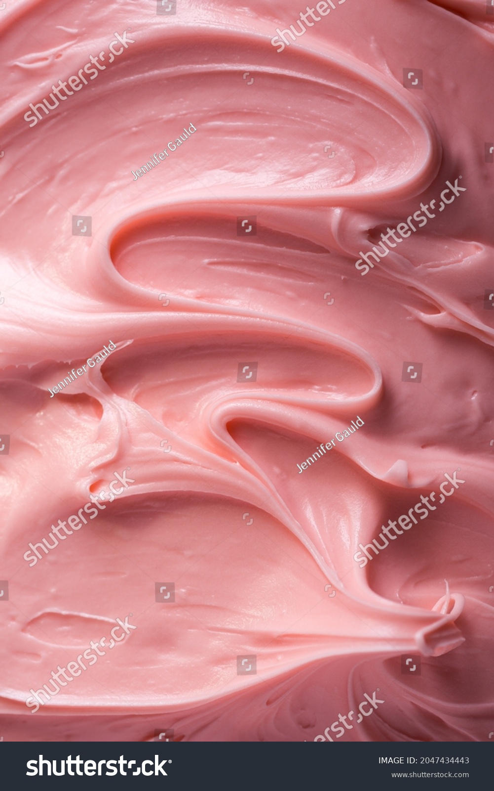 Pink icing frosting close up texture #2047434443