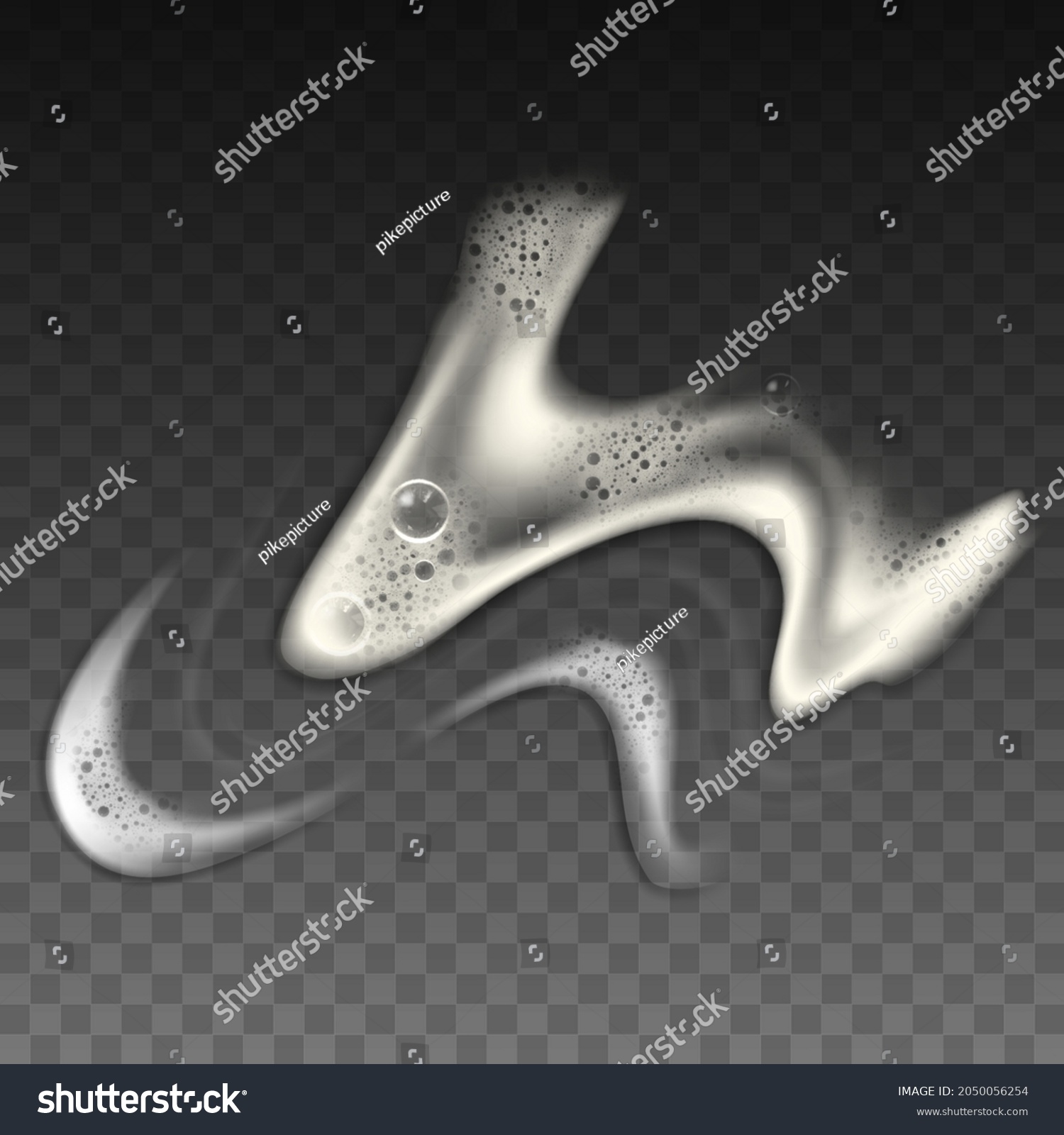 Detergent Foam Flowing From Car Window Vector. - Royalty Free Stock ...