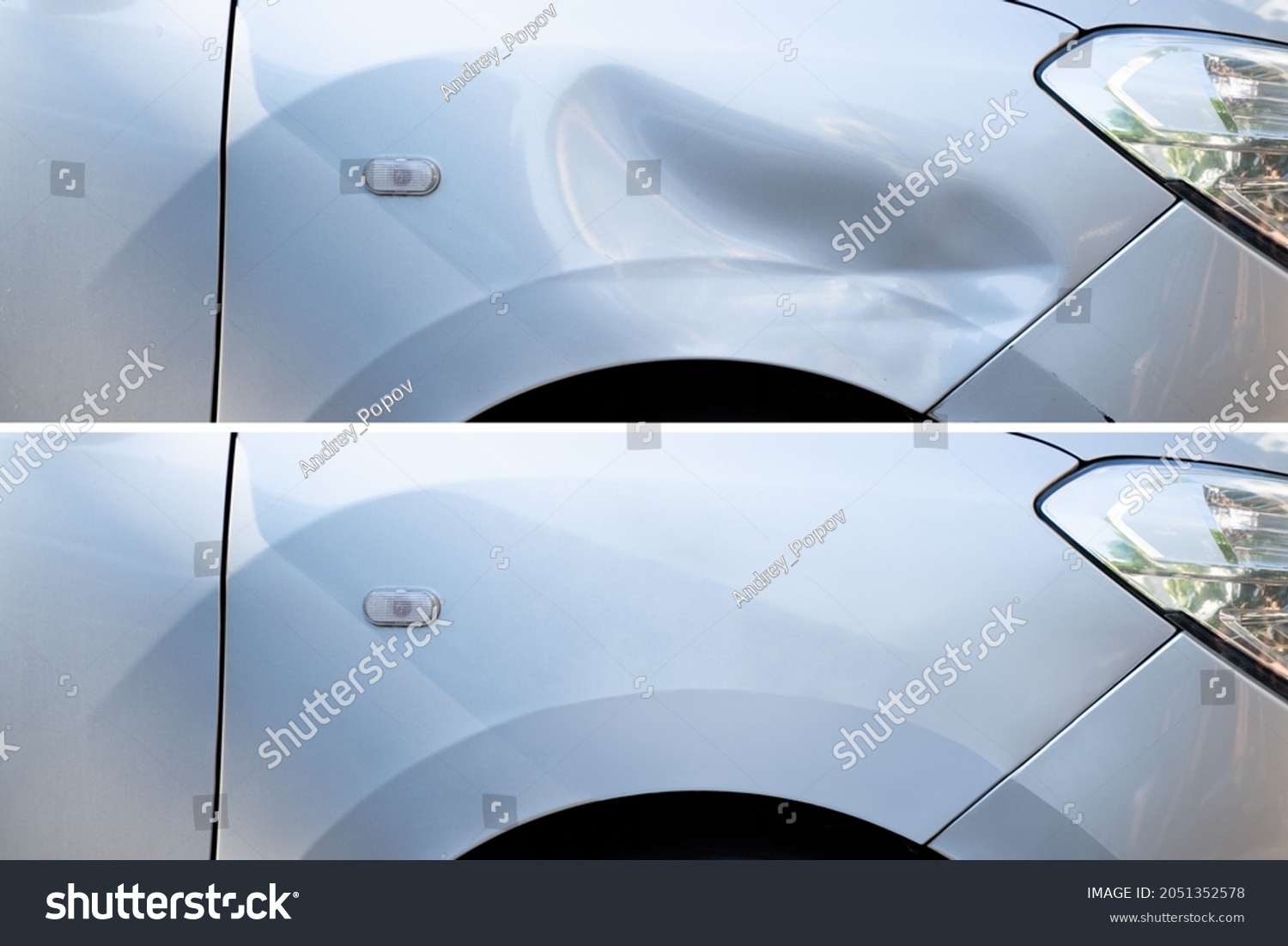 Photo Of Car Dent Repair Before And After #2051352578
