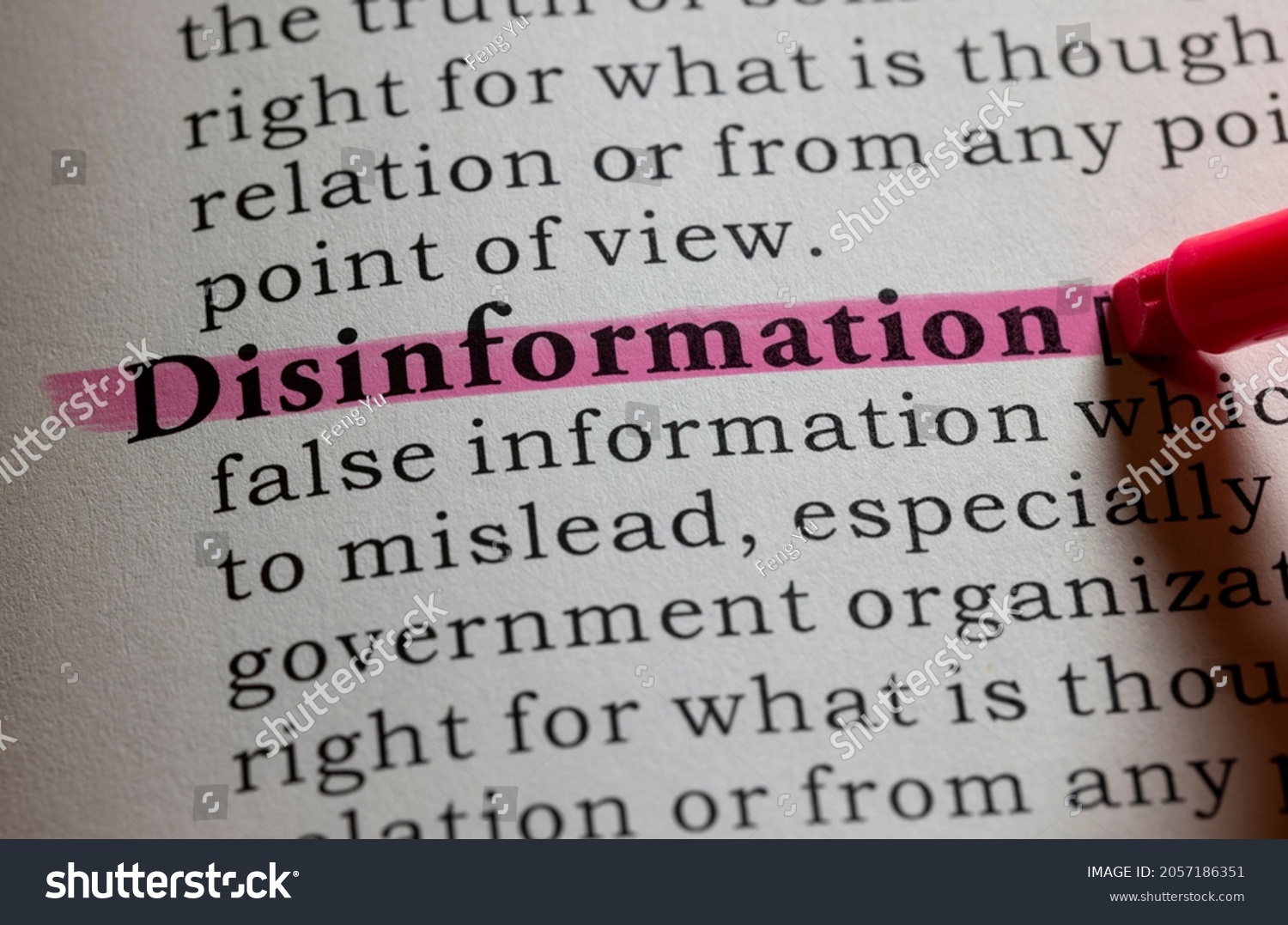 Fake Dictionary word, Dictionary definition of disinformation #2057186351