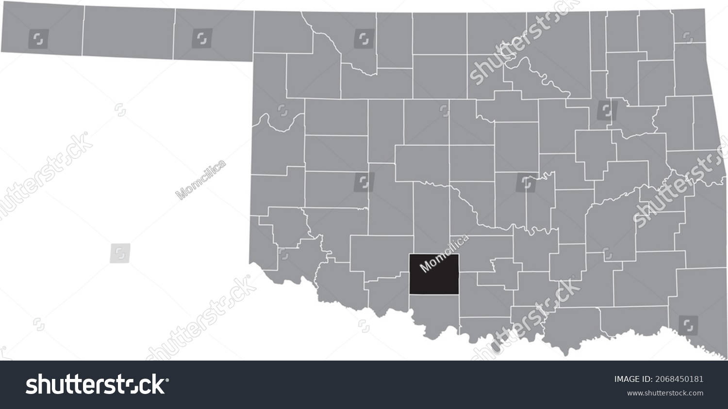 Black highlighted location map of the Stephens - Royalty Free Stock ...