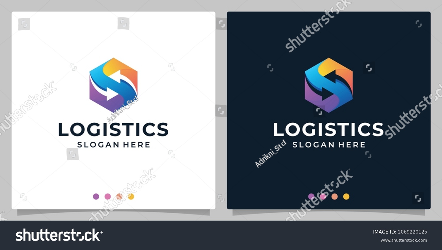 Box package Logo Design Template. Vector - Royalty Free Stock Vector ...