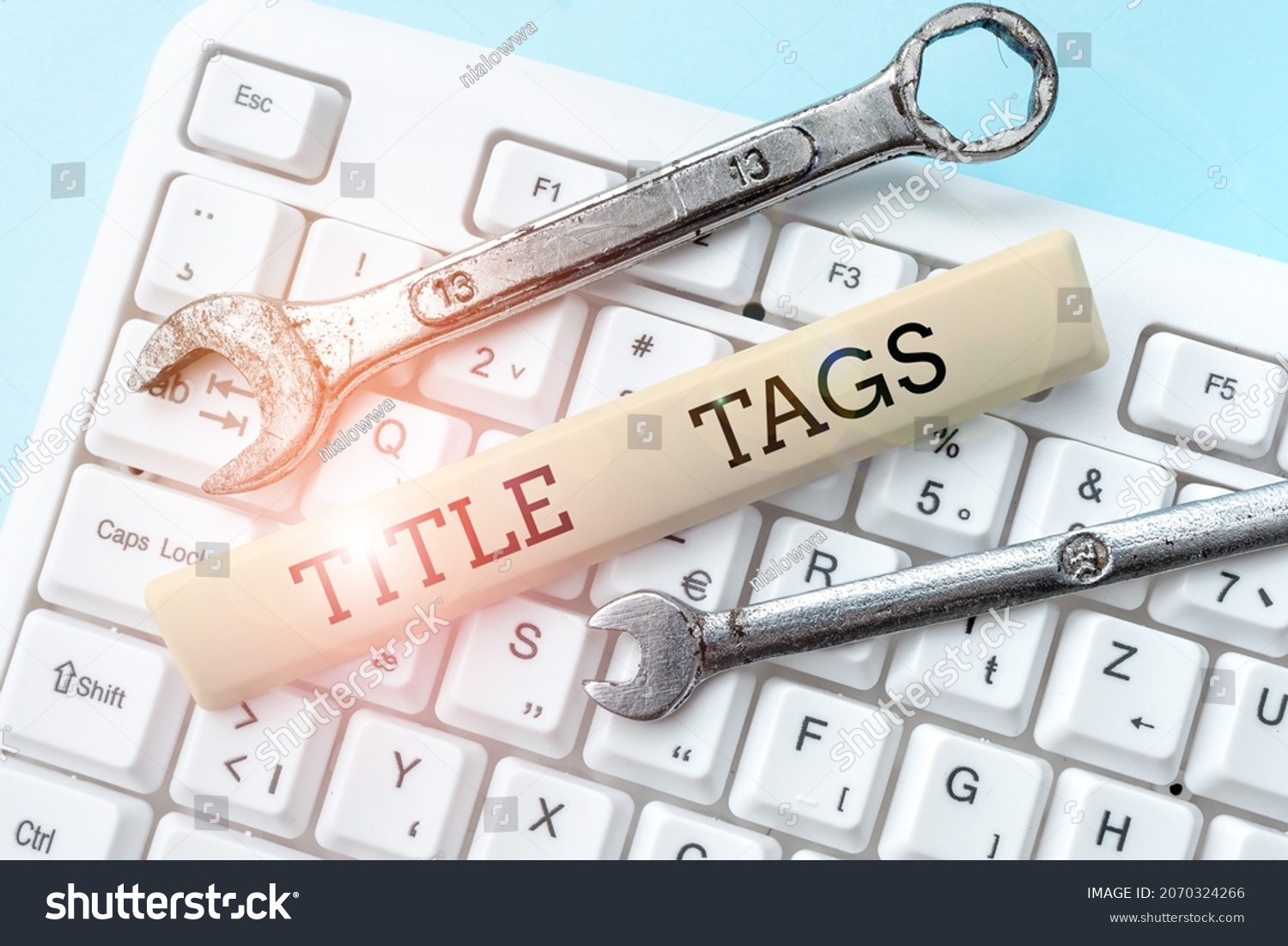 Conceptual caption Title Tags. Business showcase the HTML element that specifies the title of a web page Formatting And Compiling Online Datas, Abstract Editing Spreadsheet #2070324266
