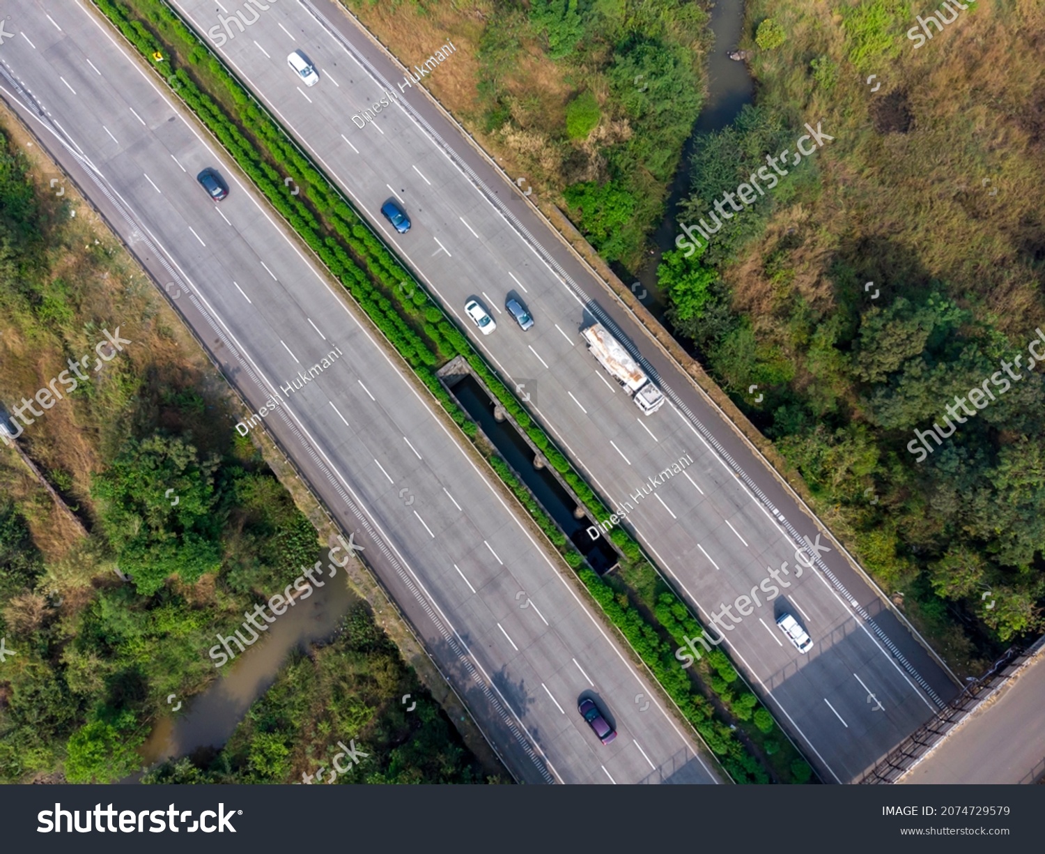 Aerial footage of the Mumbai-Pune Expressway near Pune India. The Expressway is officially called the Yashvantrao Chavan Expressway. #2074729579