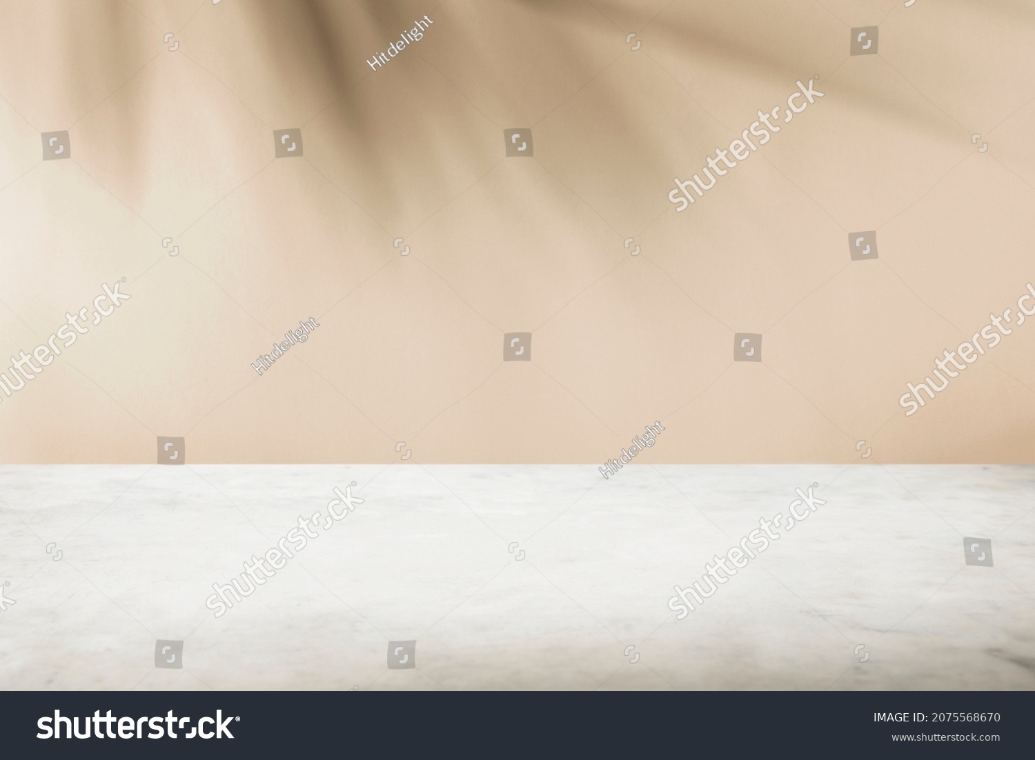 
Tropical palm tree shadow on cream wall and luxury marble table for product placement. Natural layout design background. Abstract summer light cosmetic stand mockup. #2075568670
