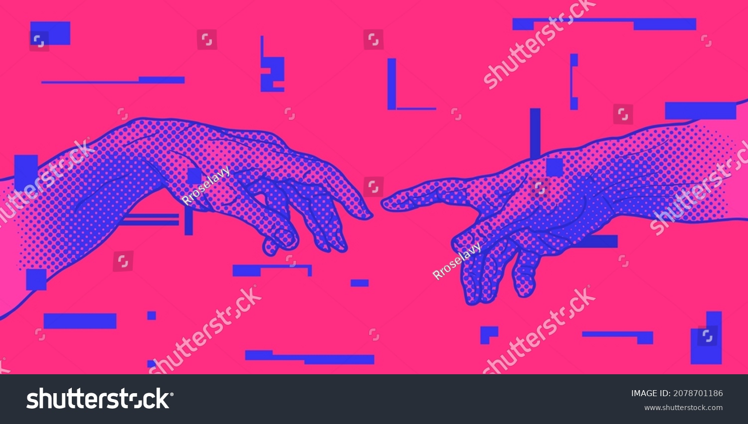 Vector hand drawn illustration from oh hands - Royalty Free Stock ...