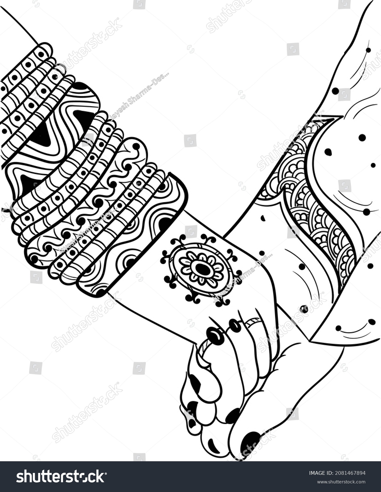 Indian wedding clip art black and white. India - Royalty Free Stock ...