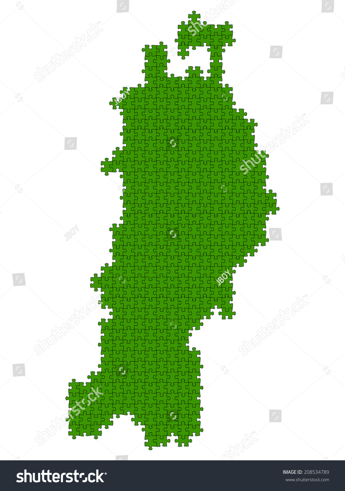 Japan, prefectures map - Royalty Free Stock Vector 208534789 - Avopix.com