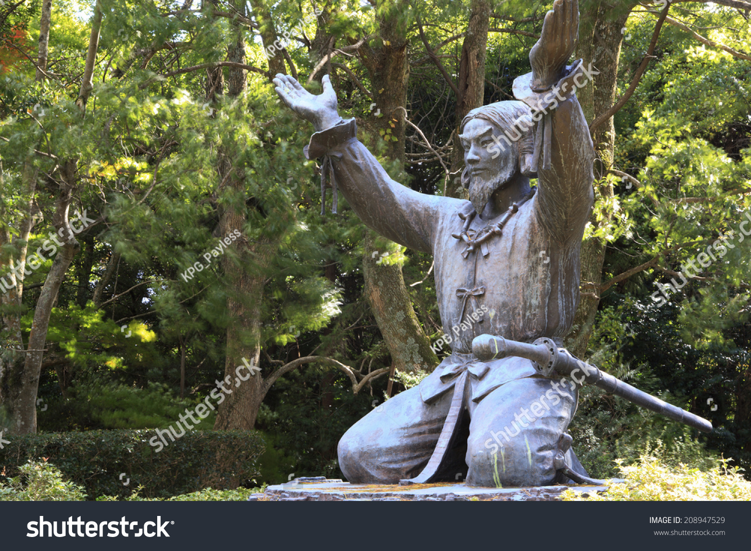 Okuninusinomikoto Statue Of The Izumo Taisha - Royalty Free Stock Photo ...