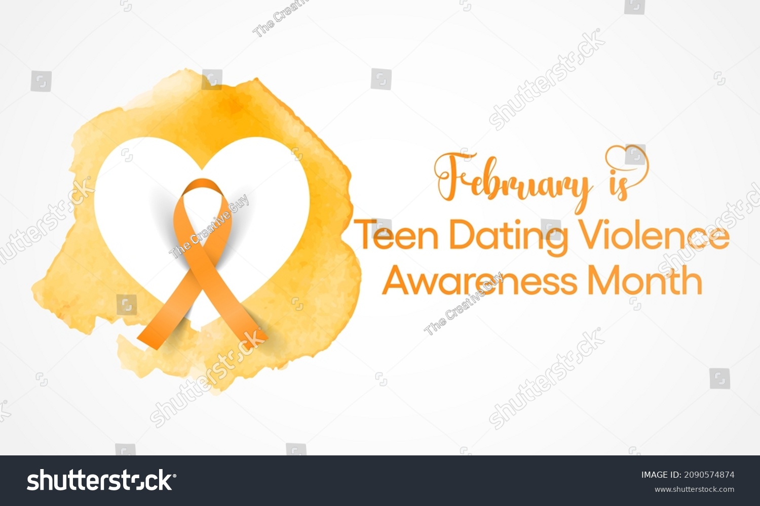 Teen Dating Violence Awareness Month Tdvam Is Royalty Free Stock