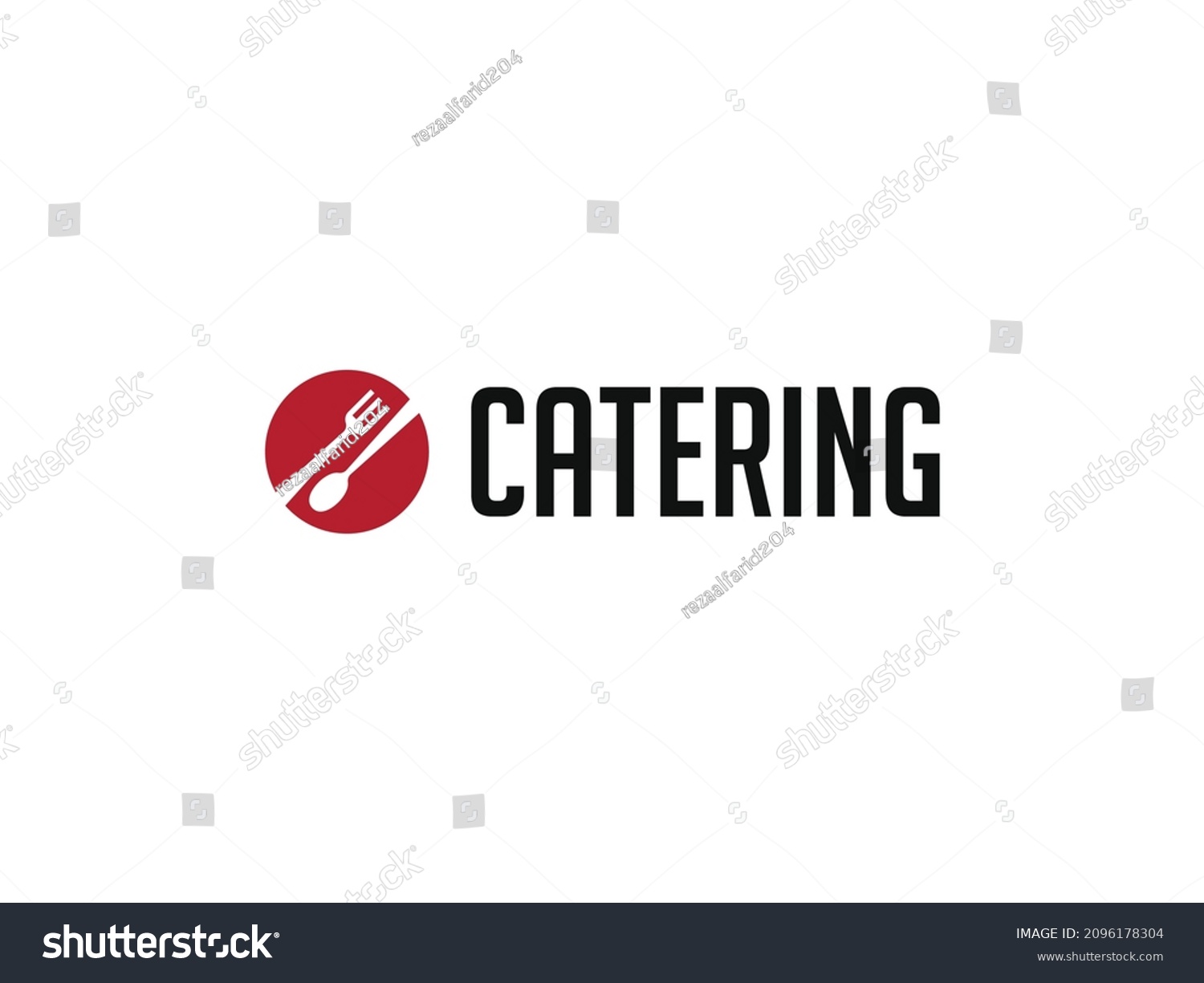 catering logo design. logo template - Royalty Free Stock Vector ...