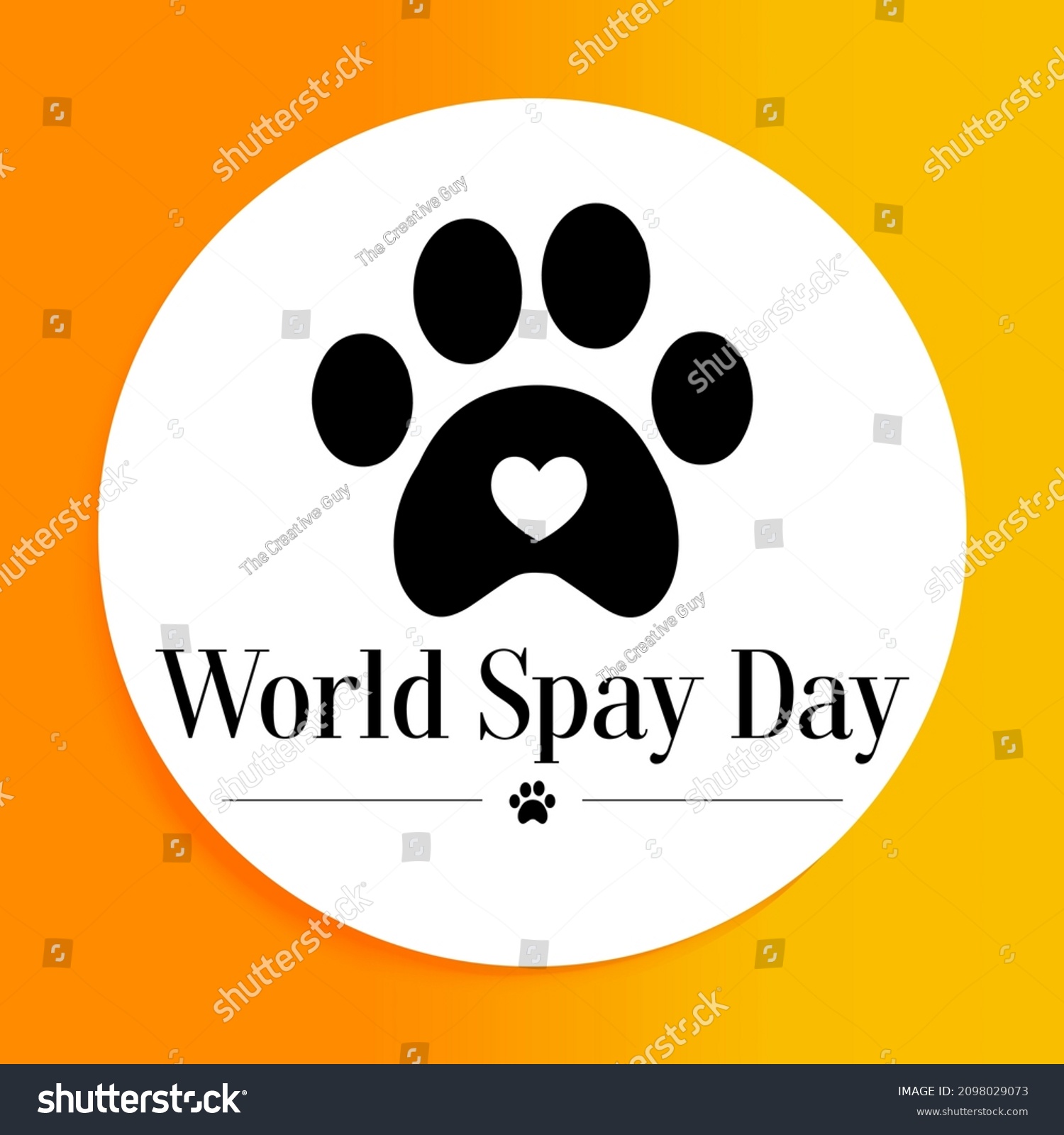 World Spay day is observed each year on the last Royalty Free Stock