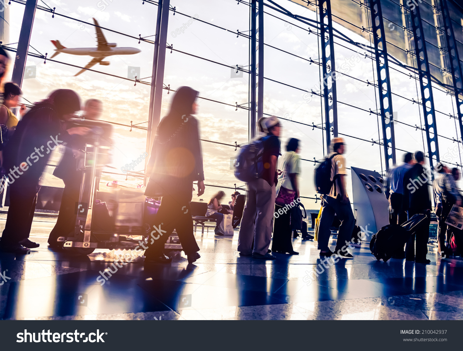 Passengers in an airport #210042937