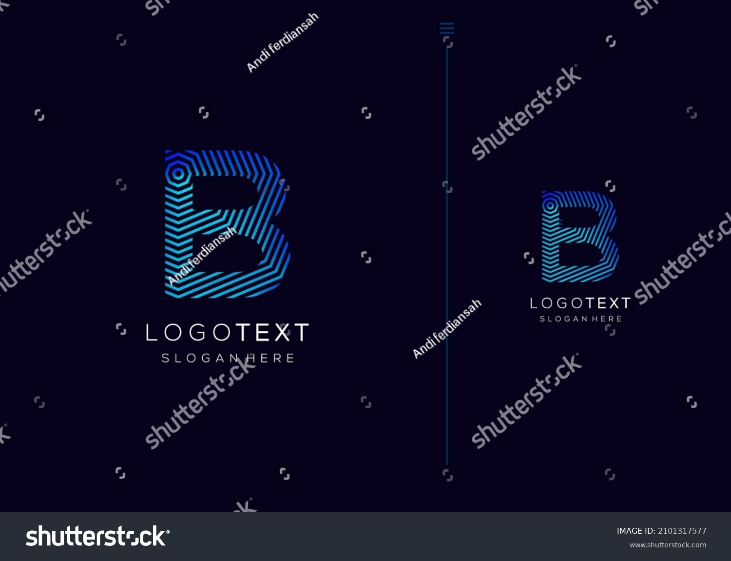 Letter B Logo Icon Design Template Elements - Royalty Free Stock Vector ...