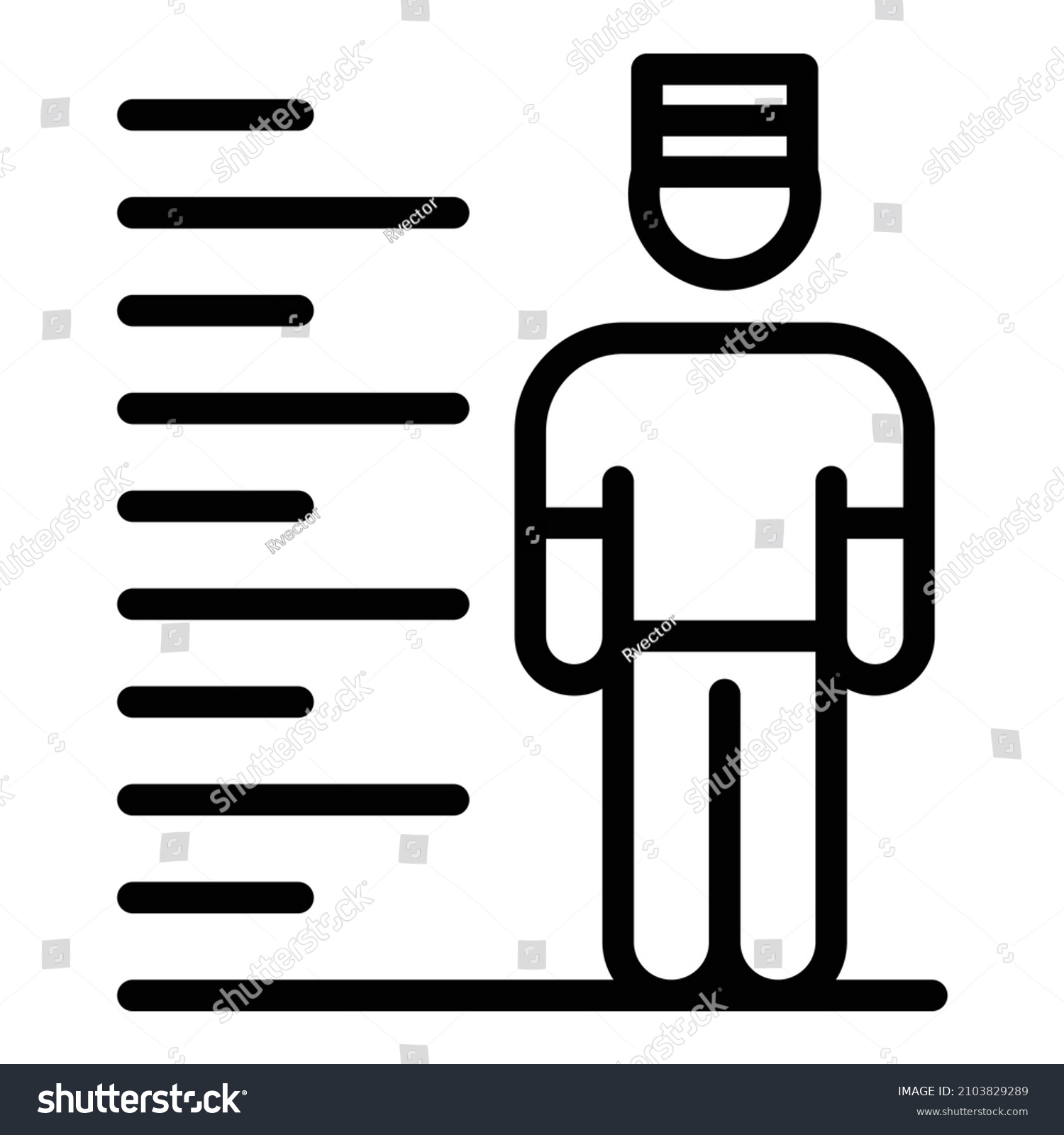 Prison photo icon. Outline prison photo vector - Royalty Free Stock ...