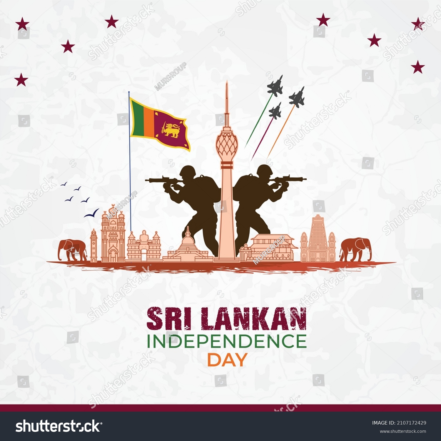 Sri Lanka independence day. Sri Lanka Day Royalty Free Stock Vector