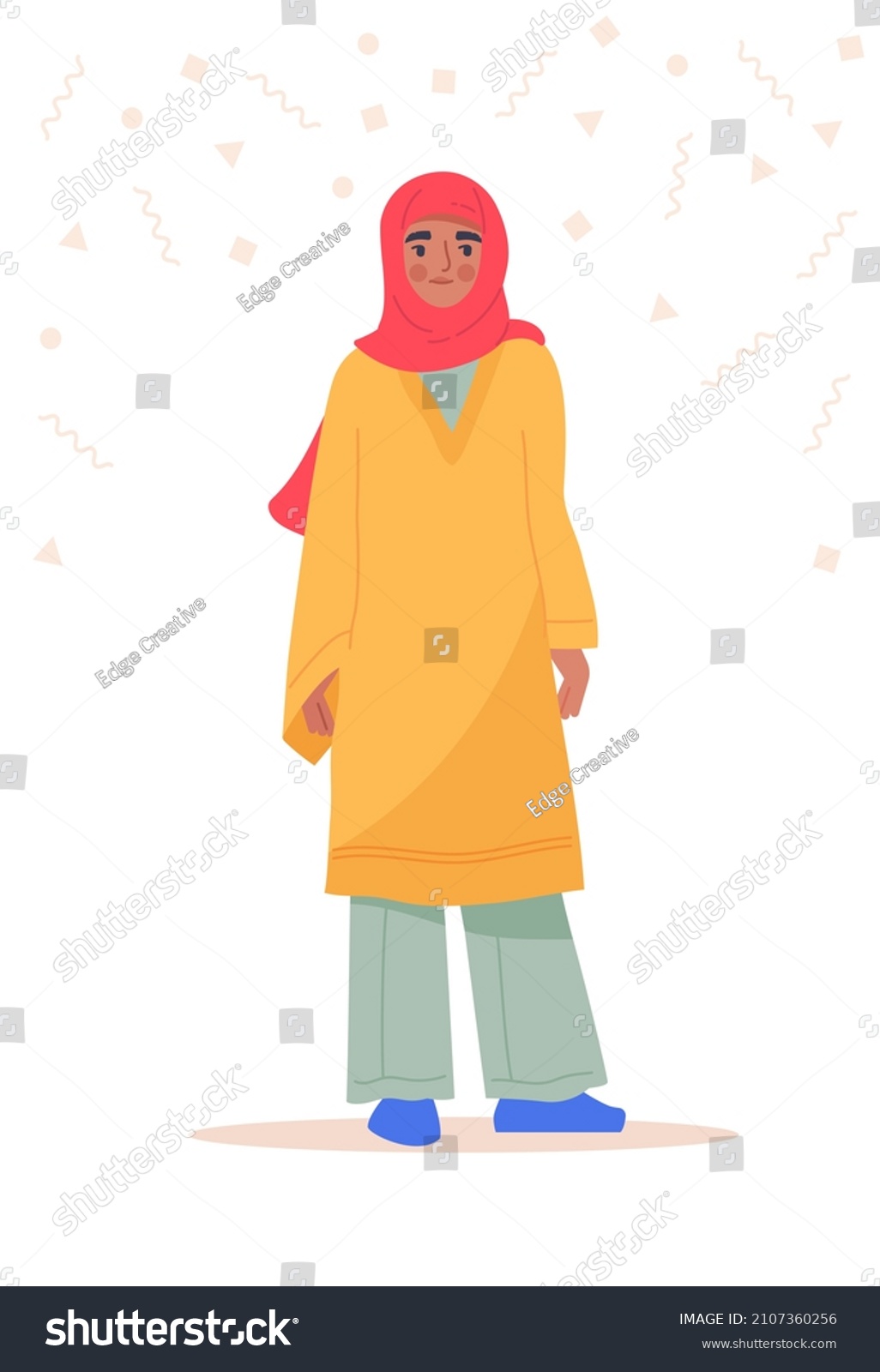 Multicultural person concept. Young beautiful - Royalty Free Stock ...