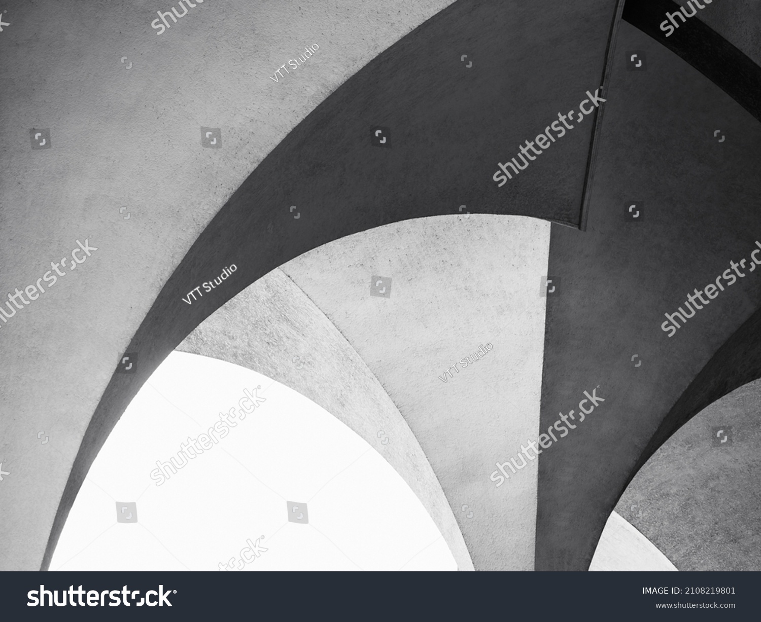 Cement wall texture background Shade shadow lighting Architecture details #2108219801