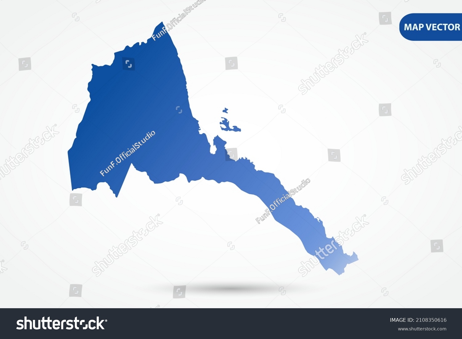 Eritrea Map World Map International Vector Royalty Free Stock   Avopix 2108350616 