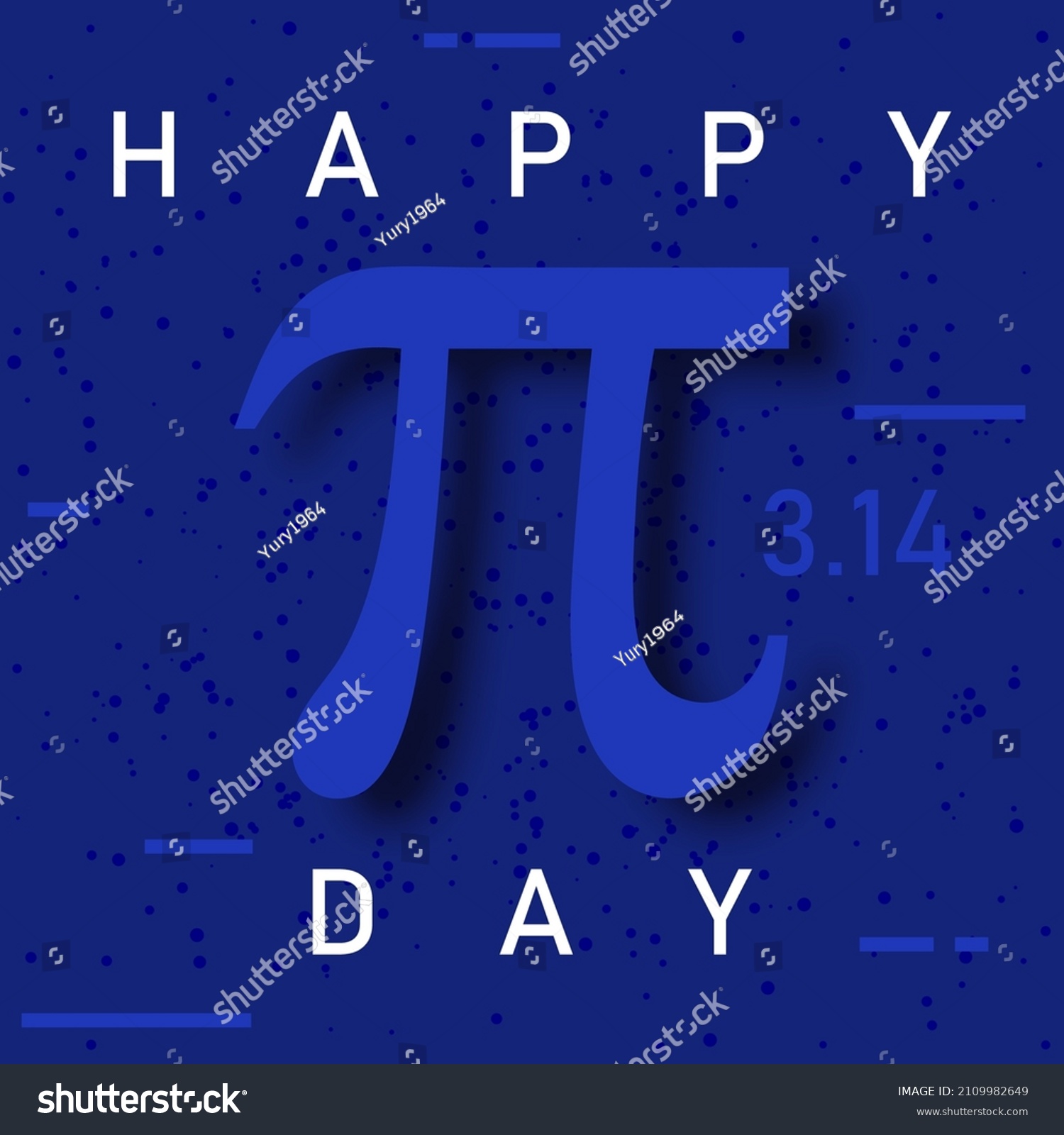 Happy Pi Day! Celebrate Pi Day. Mathematical Royalty Free Stock