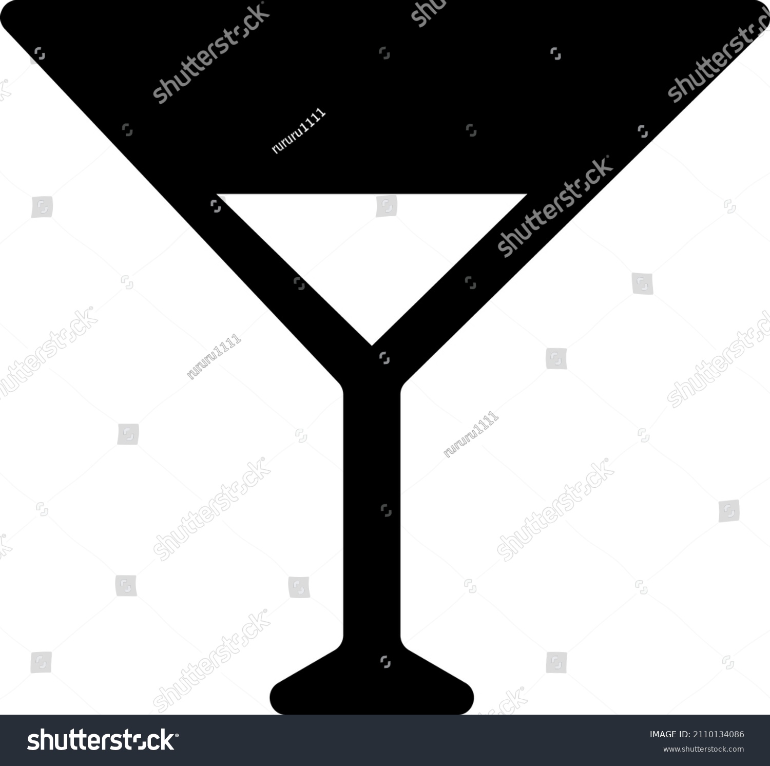 Pictogram illustration of cocktail liqueur - Royalty Free Stock Vector ...