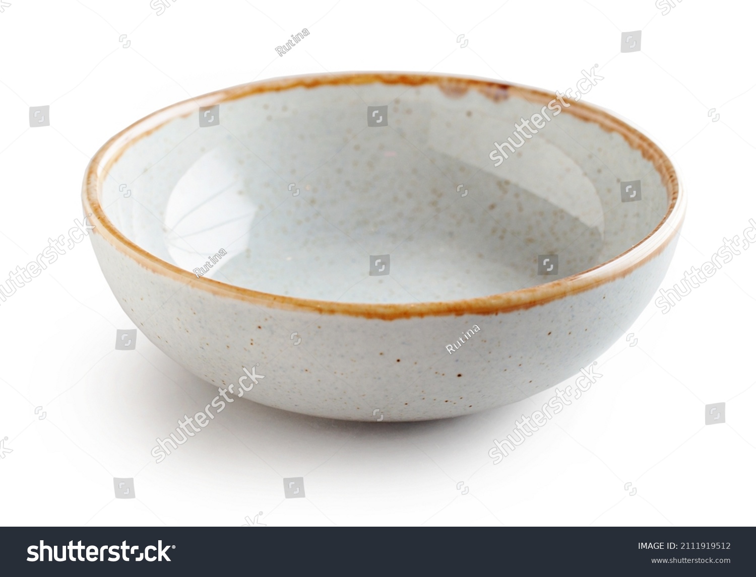 empty bowl isolated on white background #2111919512