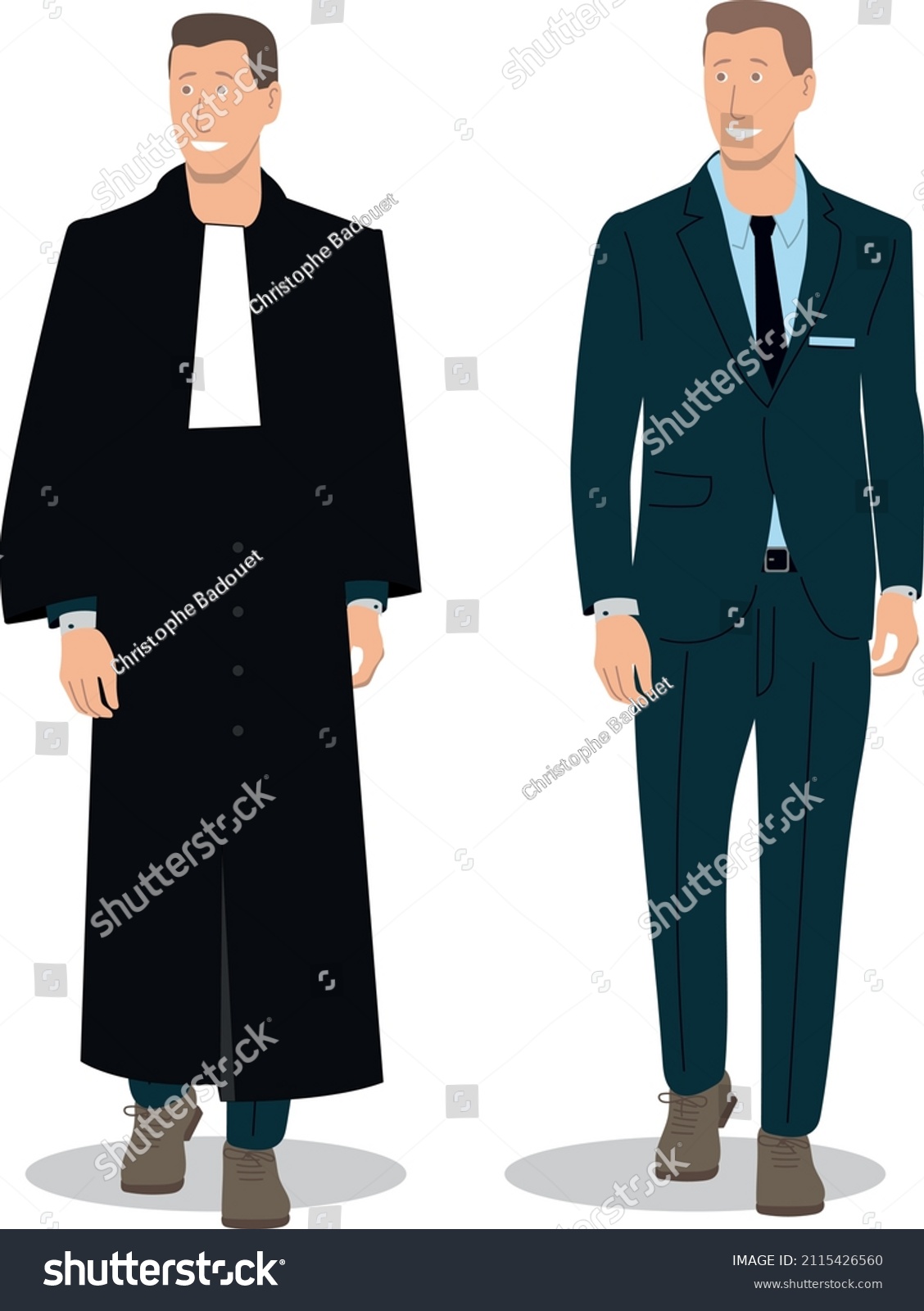 illustration of magistrate or magistrate, - Royalty Free Stock Vector ...