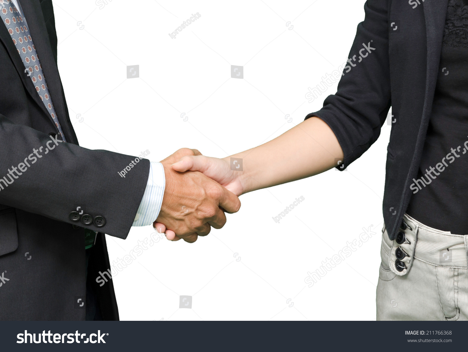 business people shaking hands, isolated on white background #211766368
