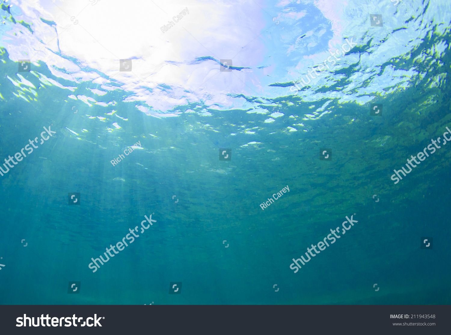 Abstract blue water background #211943548