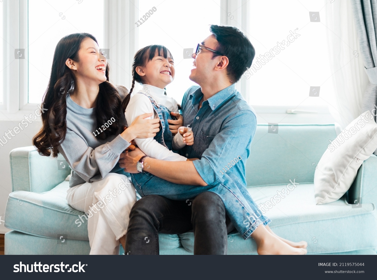 asian family pictures at home #2119575044