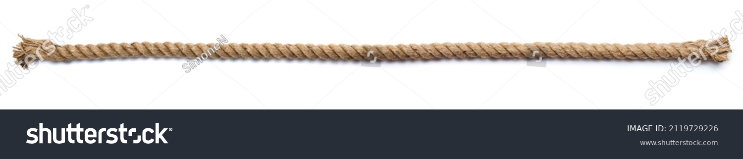 Rope isolated on a white background #2119729226
