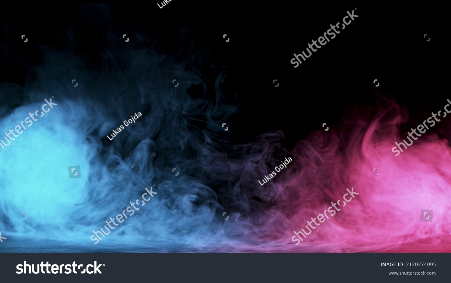Atmospheric smoke, abstract color background, close-up. #2120274095